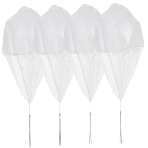 Abaodam 4pcs Parachute with String Flying Playthings for Present for Creative Outdoor Fun and Skill Development