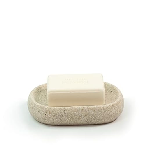 SABONETEIRA DE RESINA OVAL AREIA - OIKOS