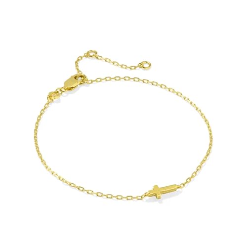 Kendra Scott Cross Inline Bracelet, 18k Gold Vermeil