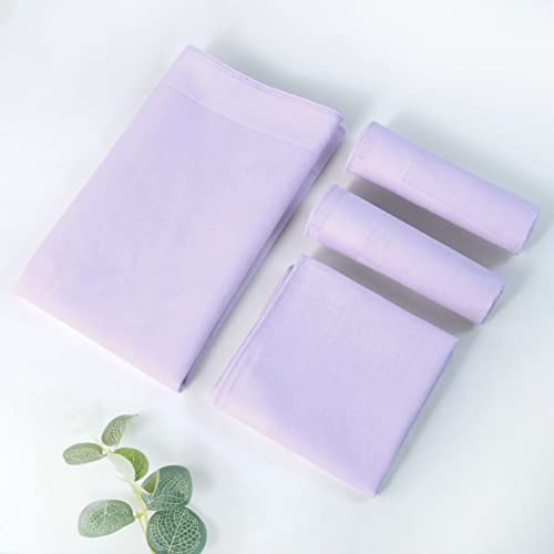 Image of HOULIFE Men's Cotton Handkerchiefs, Solid Color 60S Soft Cotton Hankies for Men Women 6 /12PCS 15.7 inchx15.7 inch