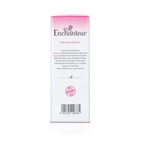 Enchanteur Romantic Liquid Jasmine Perfume For Women, 50Ml