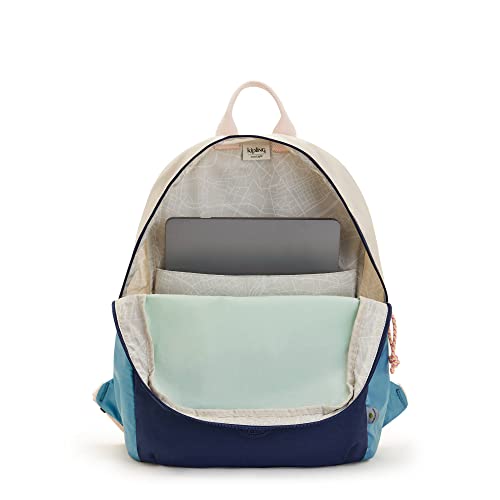 Kipling Sonnie 15" Laptop Backpack Green Navy Bl #TOP2