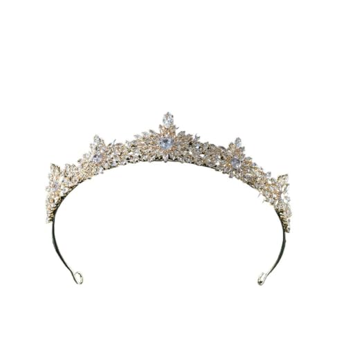 Diadema de perlas para novia y coronas de fiesta con tocado de joyería