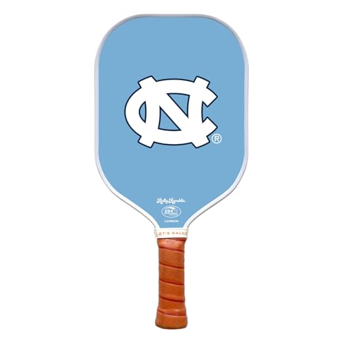 Rally Republic公式ライセンス大学ピックルボールパドル - USA Pickleball Association承認ラケット - 軽量ハニカムコア、カーボンファイバー外装、プレミアムレザーグリップで快適。（Amazon）