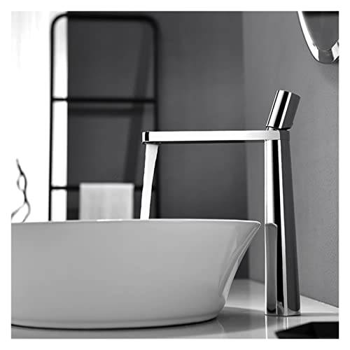 Robinet cascade pour salle de bain moderne, mitigeur d'évier or brossé design