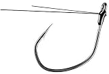 Owner 4109-096 Jungle Wacky Weedless Hook Size 2, Silky Gray 4pk