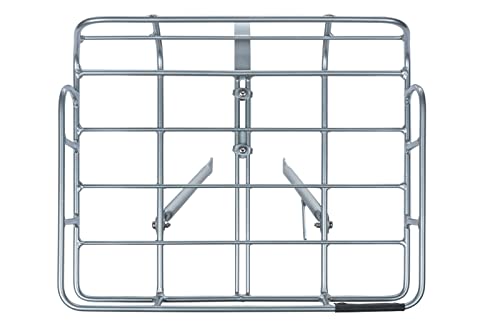 Basil Unisex Bagagedrager Portland Carrier Hoge Rand Frontgepäckträger, Alu Natural, 29 x 11 42cm EU