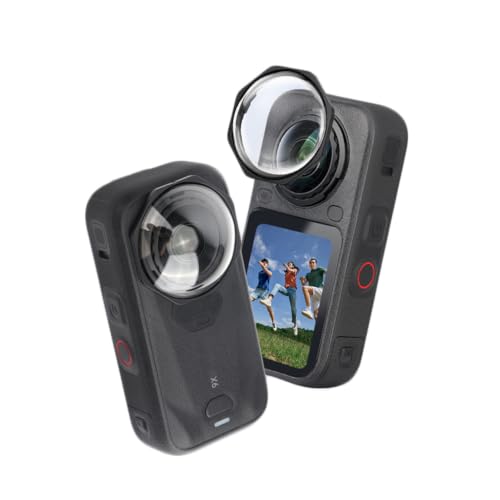 for Insta360 X6�p�����Y�K�[�h ���w�K���X �����Y�J�o�[ �A���~�t���[�� 10H�d�x ���h�~�E�܂�h�~ �p�m���}HD�R�[�e�B���O �c�C�X�g���b�N�� �L�Y�h�~ �����ߗ� ���t���ȒP for �C���X�^360 X6 �A�N�V�����J�����A�N�Z�T���[ 