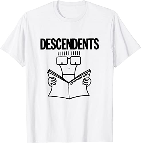 Descendents Mens Everything Sucks Slim Fit T-Shirt White Small | Officially Licensed Merchandise
