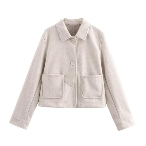 Veste en jean pour femmes GUOYUXIAO manteau chaud à poches