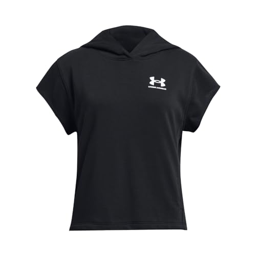 Under Armour Girls' Rival Terry Short Sleeve Cut Hoodie