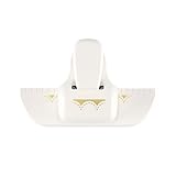 Vaessen Creative Perforatore Decorativa Bordi-Punti Ondulati di 0,8 x 4,5 cm-per Fai da Te, Biglietti, Etichette, Scrapbooking e Lavoretti Creativi-Carta e Cartoncino Fino a 250 g, Oro-Bianco