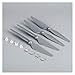 YinAn 4 PCS 9450S PROPELER/Ajuste para -D-J-I Phantom 4 Pro AVANZADO AVANZADO Cuchillas De Liberación Rápida De Reemplazo Piezas De Recambios De Accesorios De ala (Color : Gray)