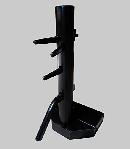 Wing Chun Wooden Dummy with Base and Chest (04 Black)