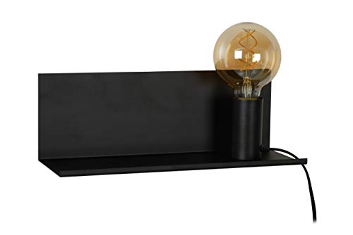Lucide Bedside lamp, Metal, E27, 40 W, Black - Image 2