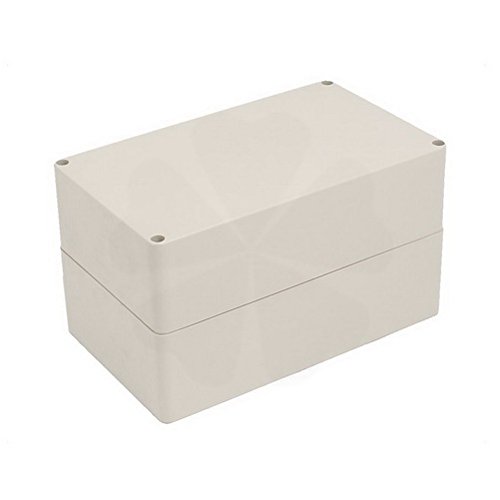 Unoopler 200mmx120mmx113mm ABS Dustproof Junction Box Case Electrical Project Enclosure Gray for DIY-picture-14
