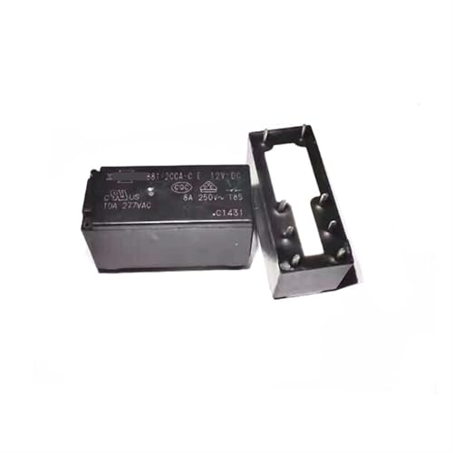 Relais 881-2CCA-CE 12V DC 8 broches pour circuits électroniques (Lot de 10 pcs)