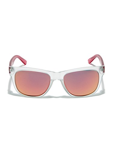 GUESS GG1127 Matte Crystal/Pink Mirror Lens One Size2