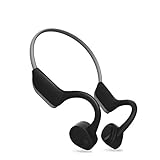 WGP Open-Ear Wireless Bone Conduction Headphones, Bluetooth 5.0 Free Ears Sports Headsets for Jogging Running Driving Cycling, Sweat Proof and Lightweight (Grey)