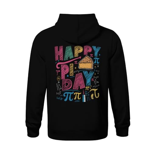 Kids Funny 3.14 PI Day Pie Day Pi Symbol For Math Lovers Boys Girls Lightweight Kangaroo Pocket Hoodies3