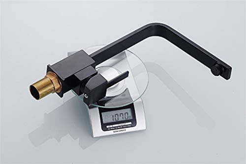 Robinet de cuisine noir 360° pour purification eau