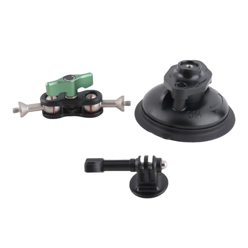 Support caméra à ventouse stable en alliage d'aluminium aéronautique Premium Pilipane
