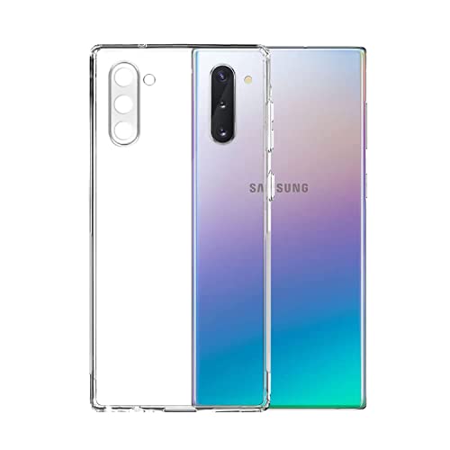 Image of REALCASE TPU Galaxy Note 10 Back Cover, Scratch Resistant Protective Crystal Clear Transparent Bumper Case For Samsung Galaxy Note 10