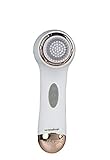 Elle EL-7000 Facial Cleansing Power Brush, Clear & Reduce Size of Pores, Removes Dead Skin Leaving it Soft & Refreshed, White