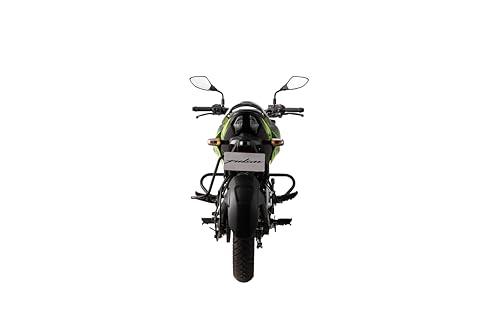 Image of Bajaj Pulsar N 125 Led Disc Bt Motorcycle /Motorbike - Pewter Grey Citrus Rush - Ex-Showroom