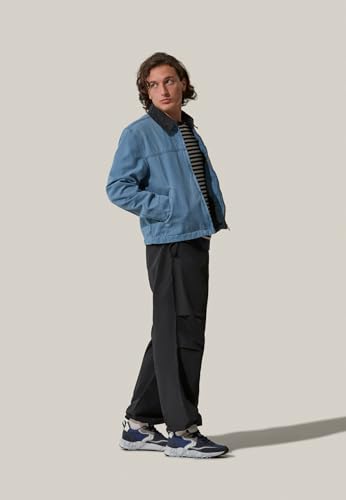 Voile Blanche Para Hombre. 2017465 Zapatillas De Piel Club01 Marino (45), Plano, 1 A 3Cm, Cordones, Casual - 2