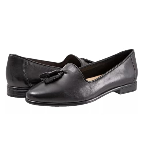 YDN Women's Almond Toe Low Heeled Pumps Tassels Fringed Decor Chunky Heels Slip On Party Daily Office Shoes Size 4-16 US4