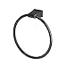Gatco 4712MX Bleu, Towel Ring In Matte Black