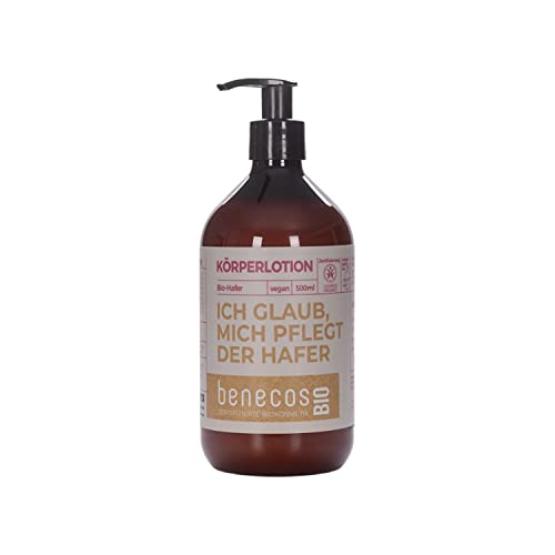 benecosBIO - Körperlotion BIO-Hafer - ICH GLAUB MICH PFLEGT DER HAFER - vegan - recyceltes Plastik Cover