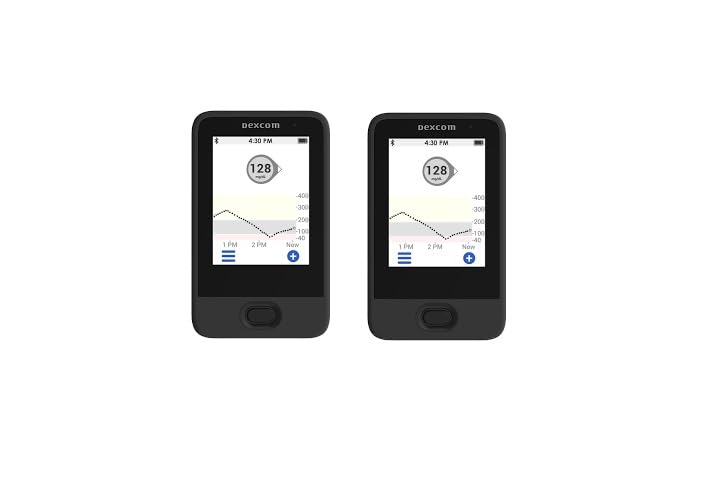Dexcom G6 Receiver mg/dL 2 Stück Blutzuckermessgerät Lesegerät Glukosemessung Blutzucker Diabetes Glucose Measurement Blood new + Becopa® Gutschein