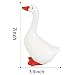 LRNIOT Desk Goose 7 inch, Mini Desktop Goose Statue Decor for Living Room Bedroom Bookshelf Coffe Table and Office Display