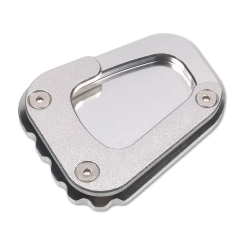Béquille de moto pied latérale rallonge K1600B plaque support agrandir argent