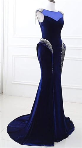 Lamourbear Women's Shiny Sequins Crystals Prom Dress Sleeveless Long Ball Gowns Pageant Celebrity Cocktail Evening Party2