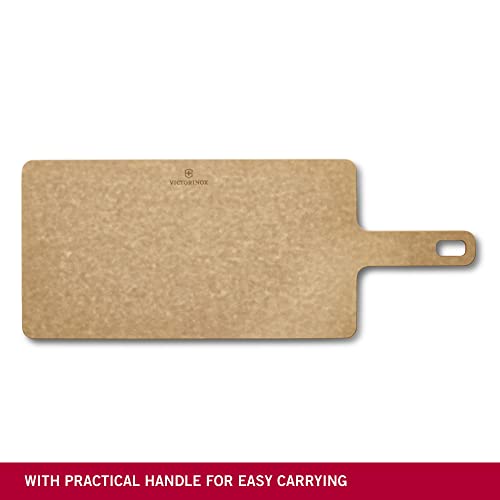 Victorinox Chopping Board mit Servier-Griff, Handy Serie Cutting Board, 35.6 x, 19 x, 0.5, Durable, Dishwasher Safe, Brown - Image 2
