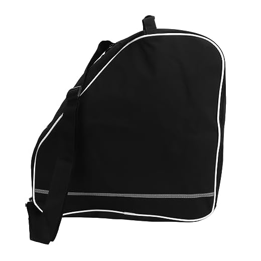 EMUKOEP Bolsa para Botas de esquí, Tela Oxford, Bolsa Impermeable para Botas de esquí y Snowboard, Equipaje de Viaje para Accesorios de esquí, Gafas, Guantes, Negro
