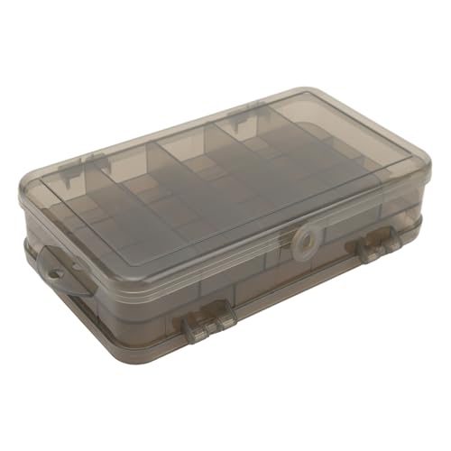 Plateau de Pêche avec Conception Multi-compartiment pour une Organisation Facile et un Stockage d'appâts et d'accessoires, une Boîte 'appâts Portable (GRAY)