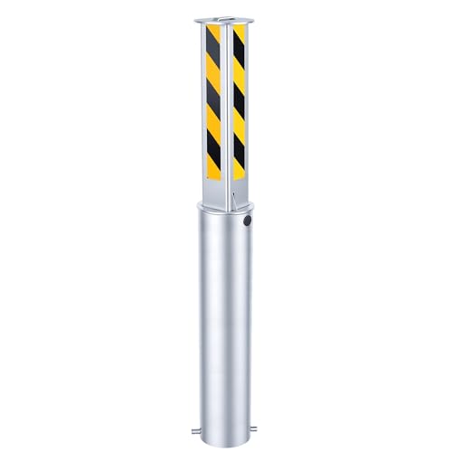 Telescopic Bollard Retractable Parking Security Post for Driveway 18kg Parking Bollards Heavy Duty with Lock for Use with Low-Clearance Vehicles 52cm Above Ground Bollards for Driveway