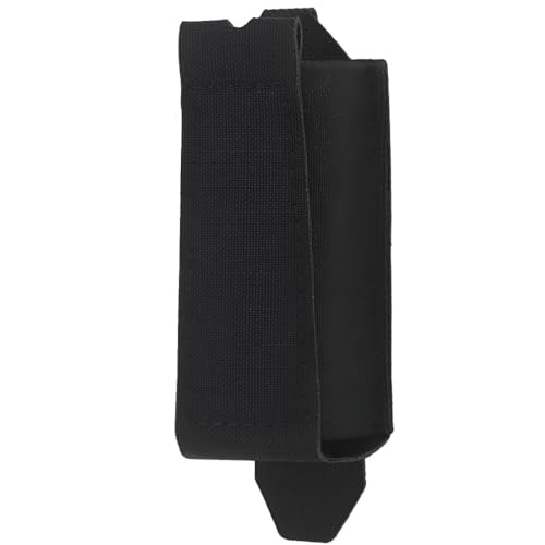 rabuu Piccola Borsa Tattica Molle, Accessorio Multifunzione Da 9 Mm, Multiuso In Nylon (4,5x10,5 Cm, 0,017 Kg) For Attività Di Squadra/giochi Tattici(BLK)