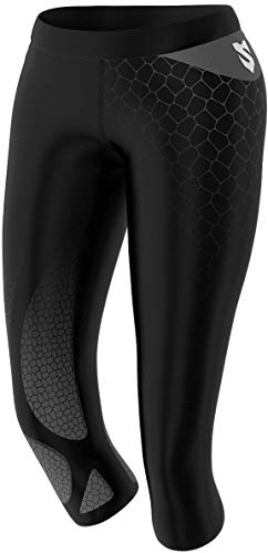 SMMASH Leggins Deportivos 3/4 para Mujer Verano para Fitness Yoga Running Pilates Pantalones De Deporte Ligero Elásticos