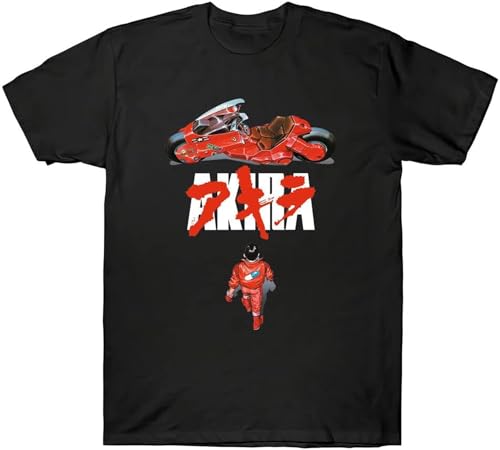 AOZGXEZ 1980s Japanimation Film Akira T-Shirt Short Sleeved Men's T Shirt Size XL