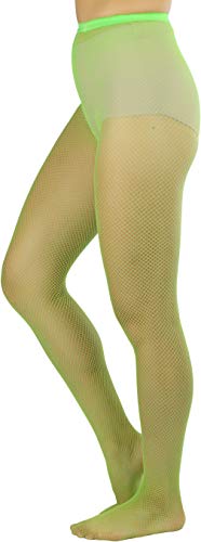 Image of ToBeInStyle Women's Sexy Vibrant Fine Classic Fishnet Full Footed Pantyhose