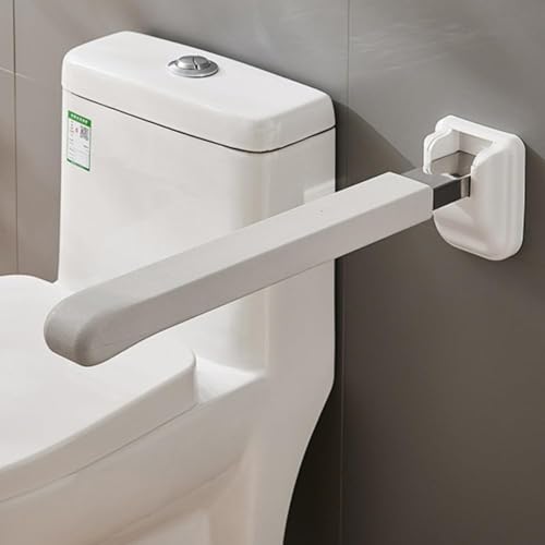 Euiuxoyトイレ手すり トイレの安全手すり 介護手すり 滑り止め アームレスト 折りたたみ式 ステンレス鋼グラブバー バスルームサポートハンドル 高齢者用手すりトイレ 壁掛け式滑り止め手すり (幅75cm)