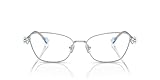 Swarovski SK1006 Prescription Eyewear Frames, Silver/Blue/Demo Lens, 55 mm
