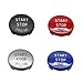 Car Engine Start Stop Button Replace Switch Cover Accessorie Key Decor 3S X1 X5 X6 Z4 E70 E71 E72 E90 E91 E92 E84 E89(Blue)
