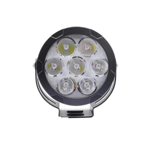 Phare de moto de 4,5 pouces 120W blanc avec projecteur rond étanche
