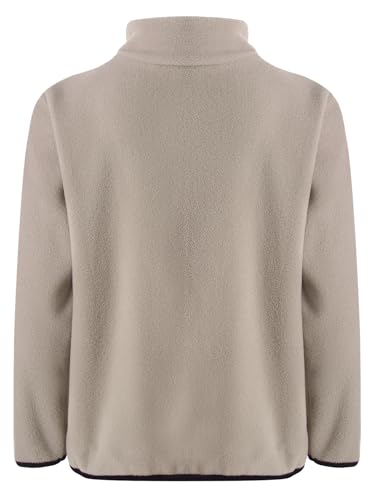 TiaoBug Kids Boys Girls Fleece Jacket Long Sleeve Fall Winter Sherpa Coat Full Zip Sweatshirt Casual Tops Outerwear2